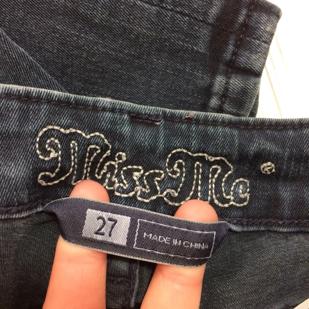 MissMe Ashley LowRise Jegging Jeans27 Inseam 29.5 - Picture 7 of 8
